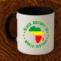 Black History Is World History Coffee Mug thumb 2