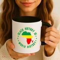 Black History Is World History Coffee Mug thumb 3