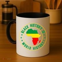 Black History Is World History Coffee Mug thumb 4