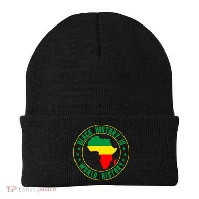Black History Is World History Beanie