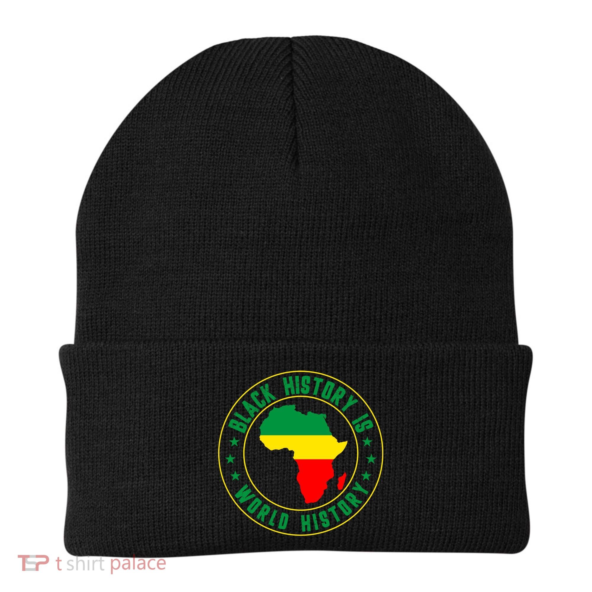 Black History Is World History Beanie