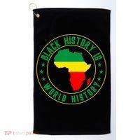 Black History Is World History Golf Towel thumb 0