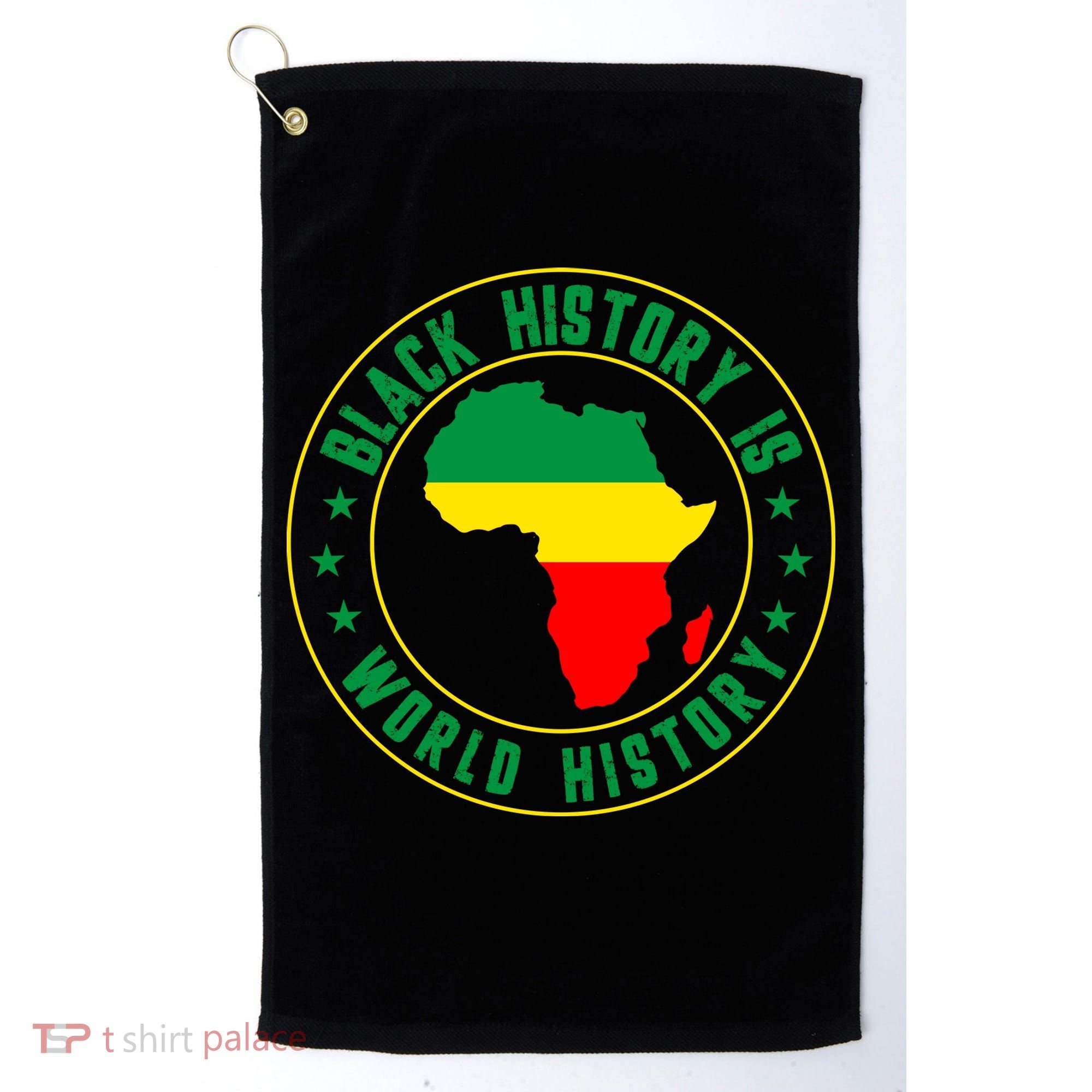 Black History Is World History Golf Towel