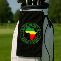 Black History Is World History Golf Towel thumb 2