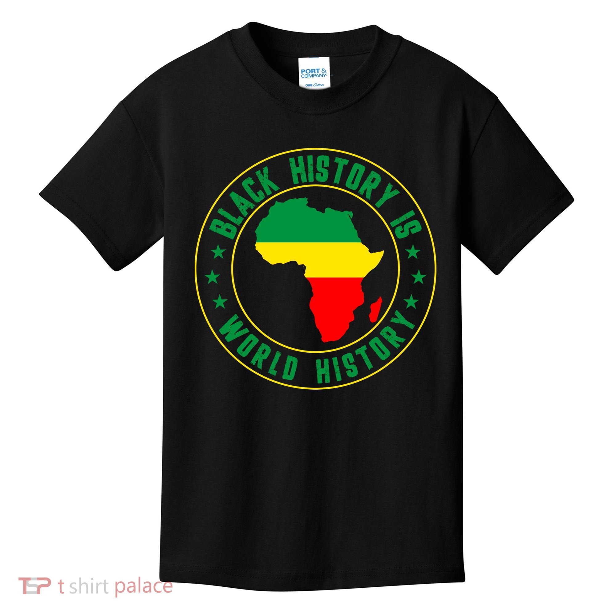 Black History Is World History Kids T-Shirt