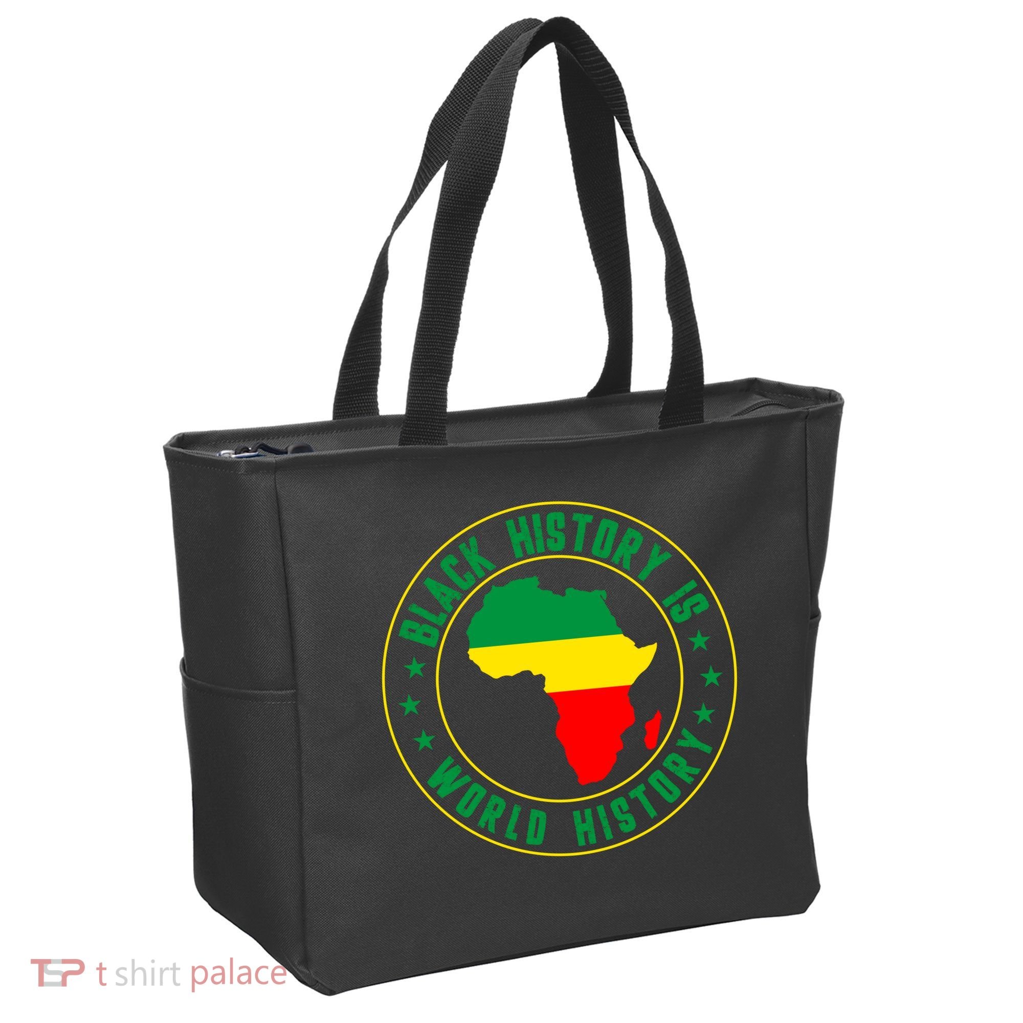 Black History Is World History Tote Bag