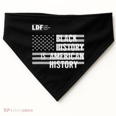Black History Is American History Ldf USA-Made Doggie Bandana