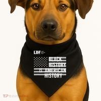 Black History Is American History Ldf USA-Made Doggie Bandana thumb 1