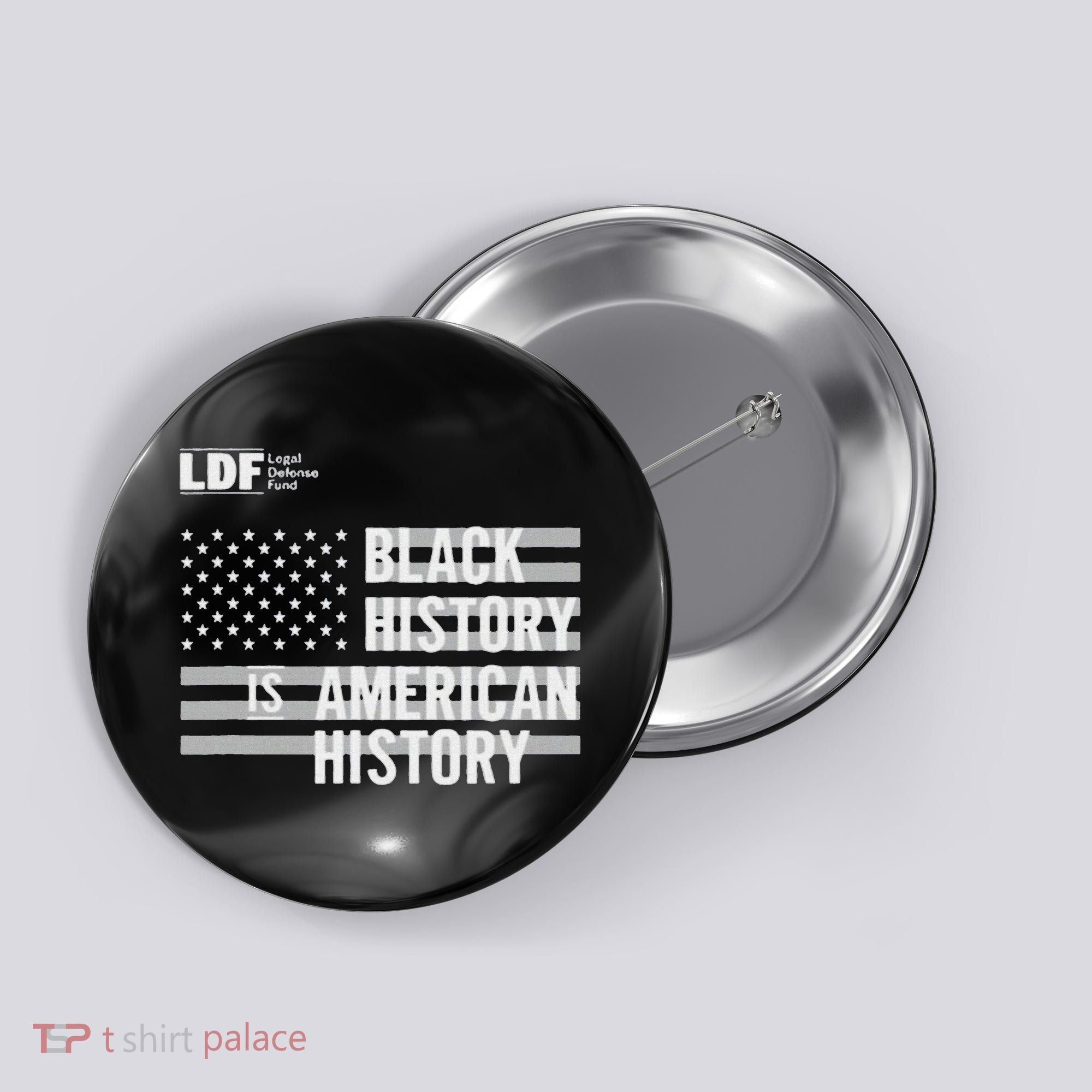 Black History Is American History Ldf Button