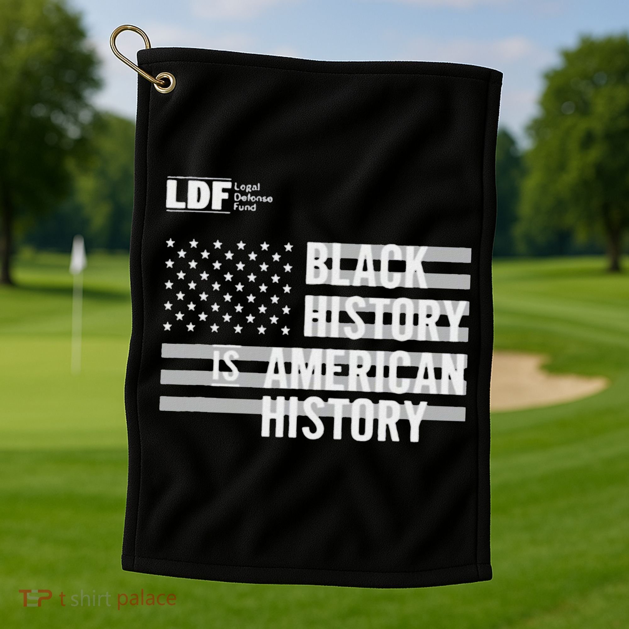 Black History Is American History Ldf Golf Towel