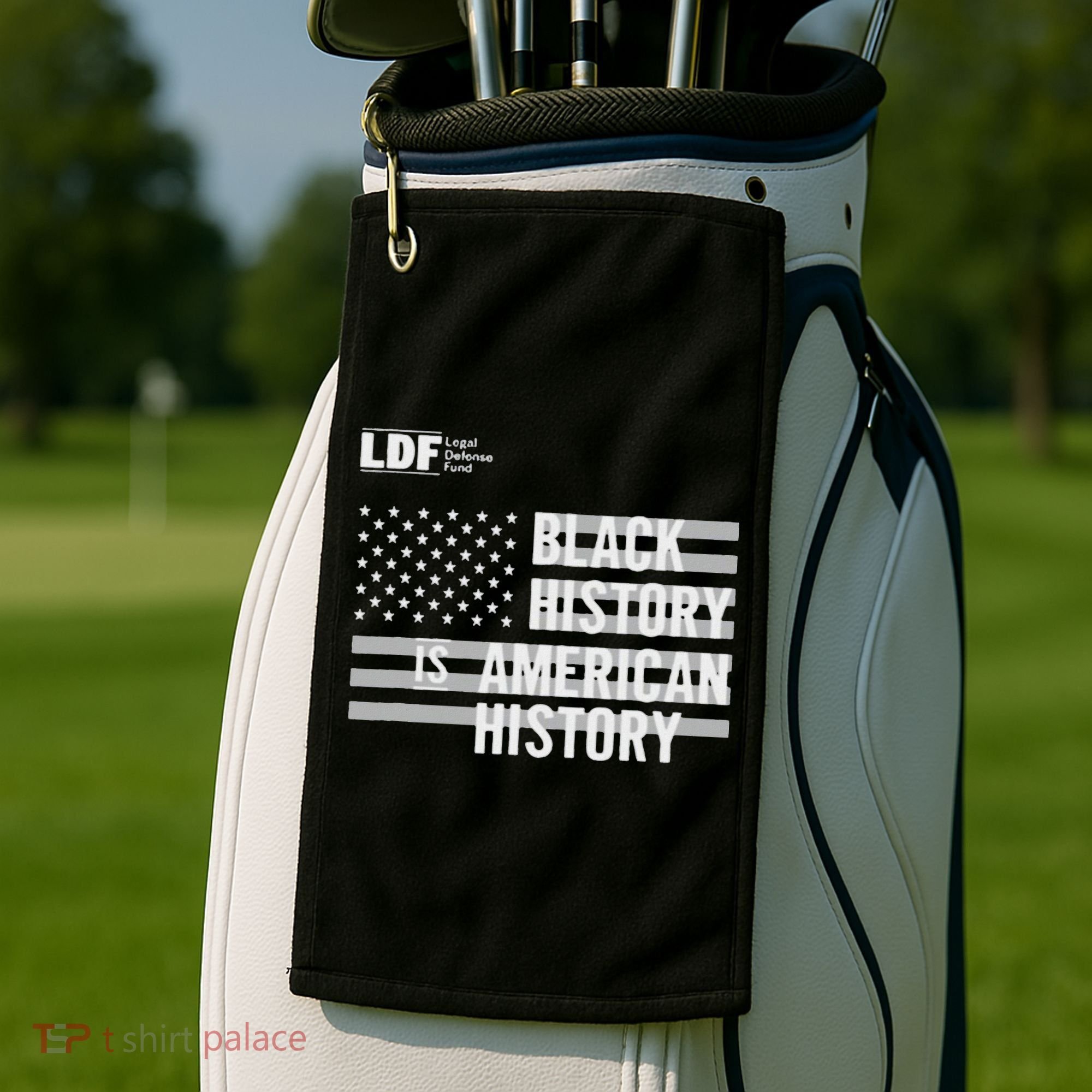 Black History Is American History Ldf Golf Towel