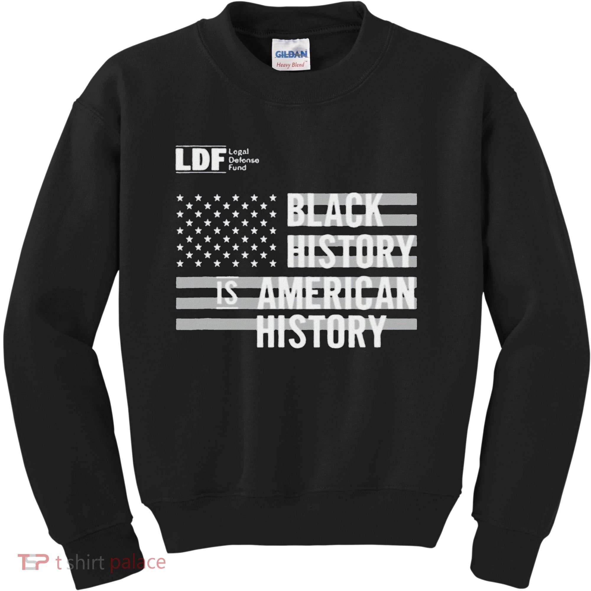 Black History Is American History Ldf Kids Sweatshirt
