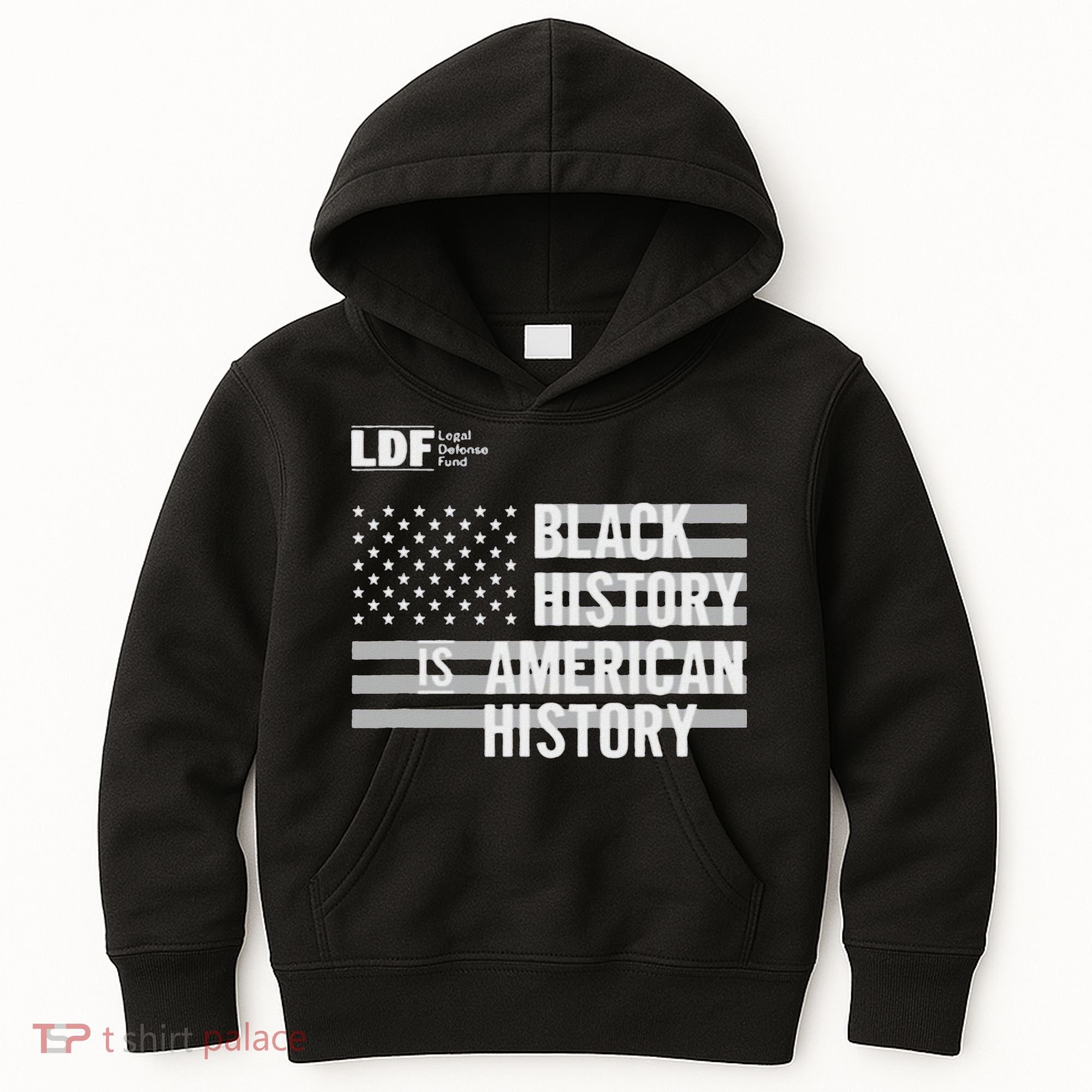 Black History Is American History Ldf Kids Hoodie