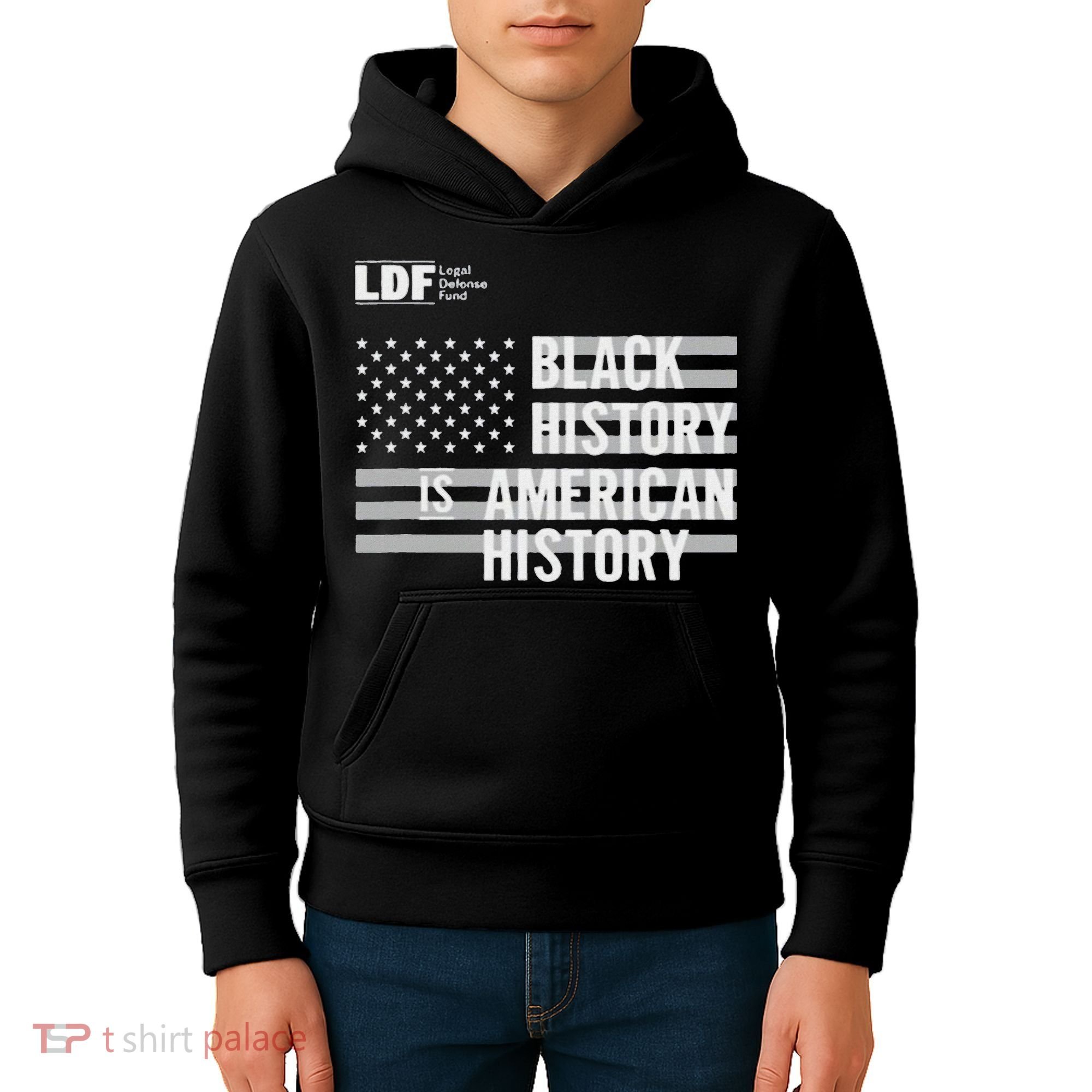 Black History Is American History Ldf Kids Hoodie