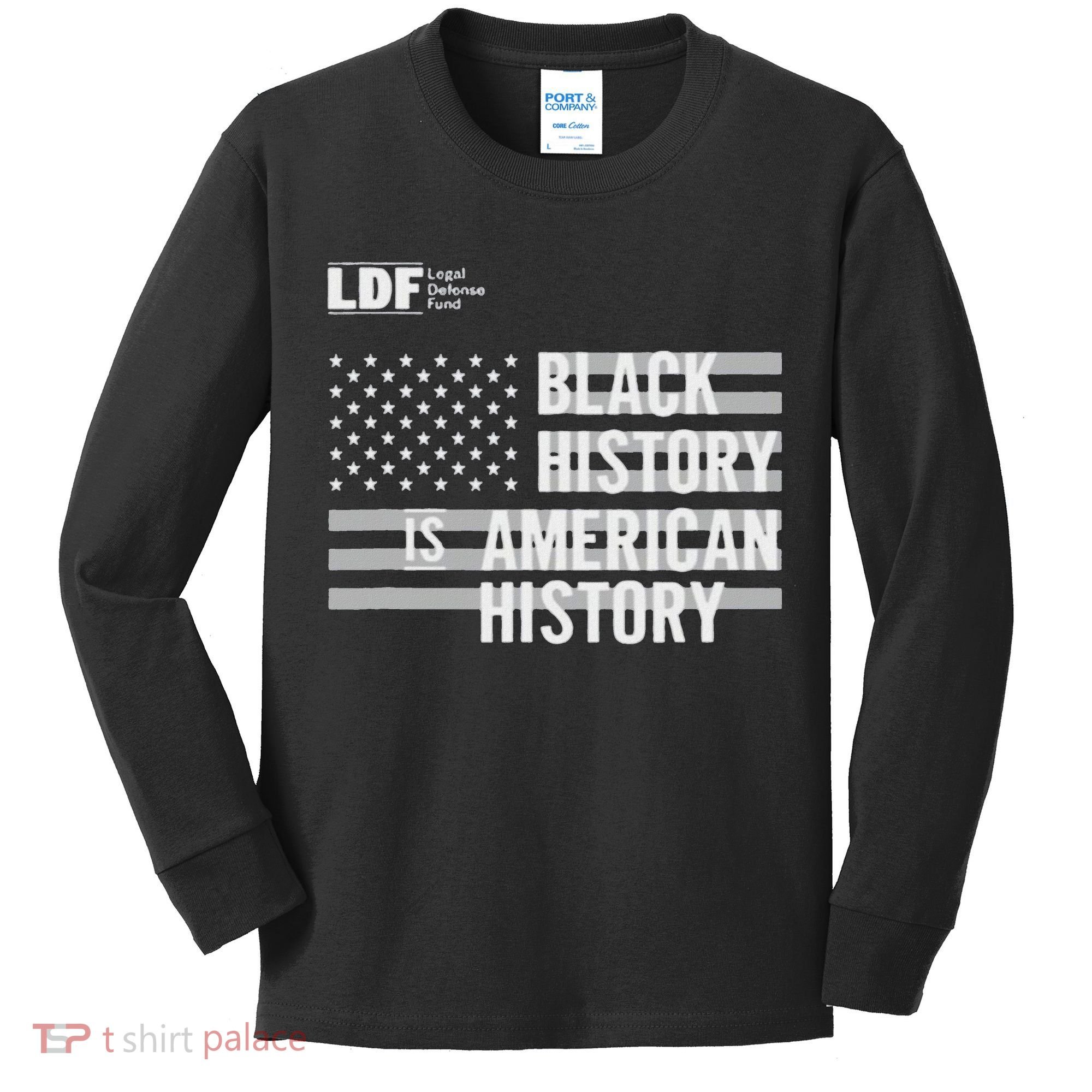 Black History Is American History Ldf Kids Long Sleeve Shirt