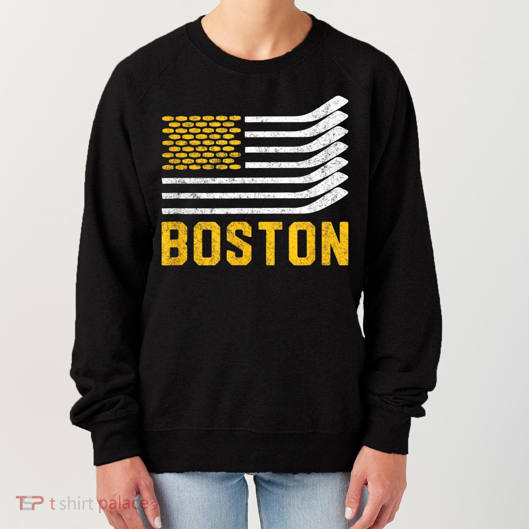 Boston Hockey Is American Women's Sweatshirt