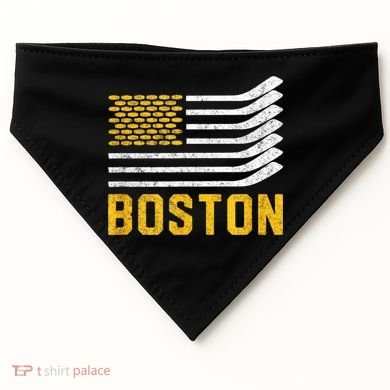 Boston Hockey Is American USA-Made Doggie Bandana