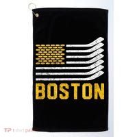 Boston Hockey Is American Golf Towel thumb 0