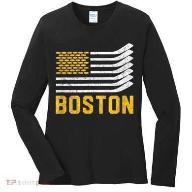 Boston Hockey Is American Women's Long Sleeve Shirt