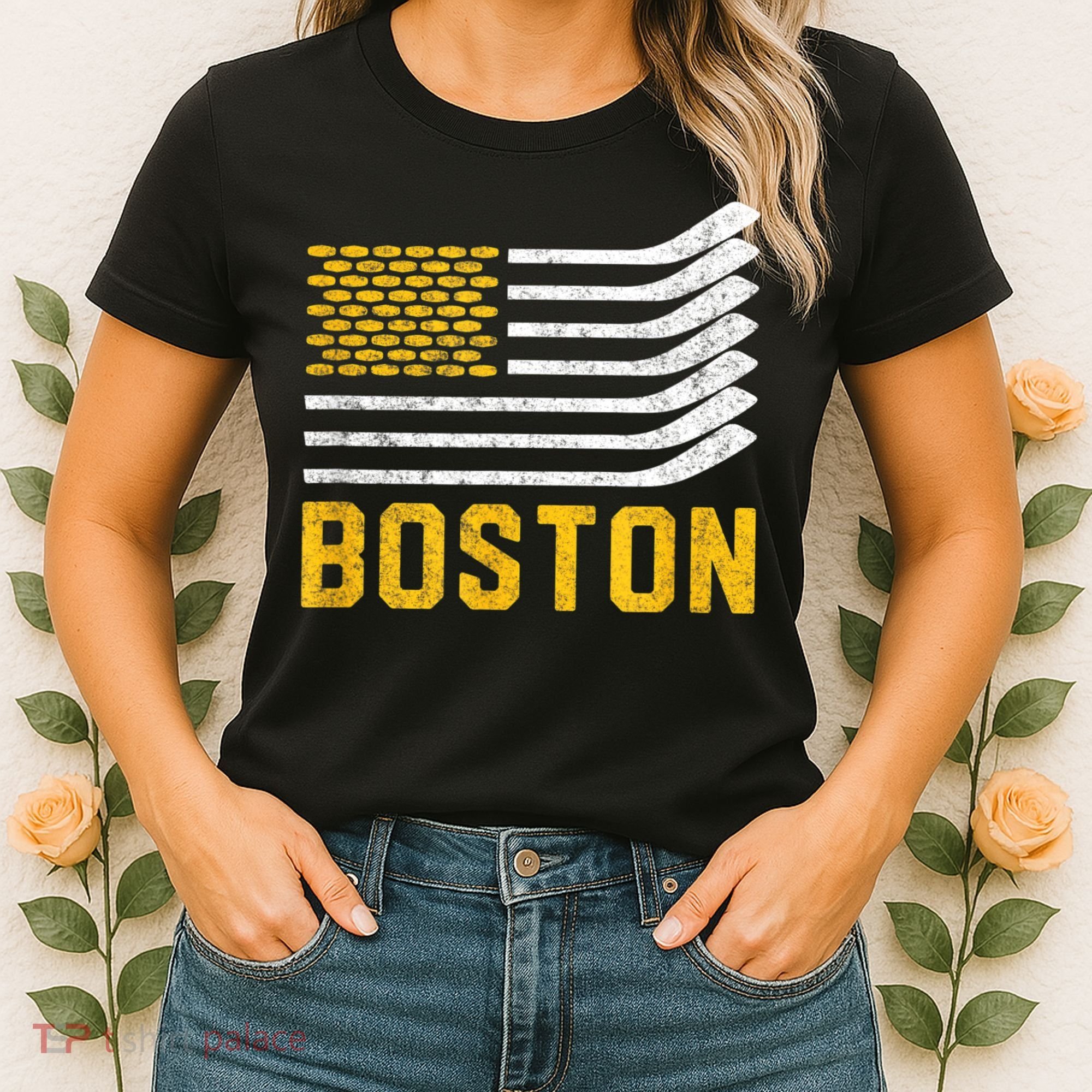 Boston Hockey Is American Women's T-Shirt
