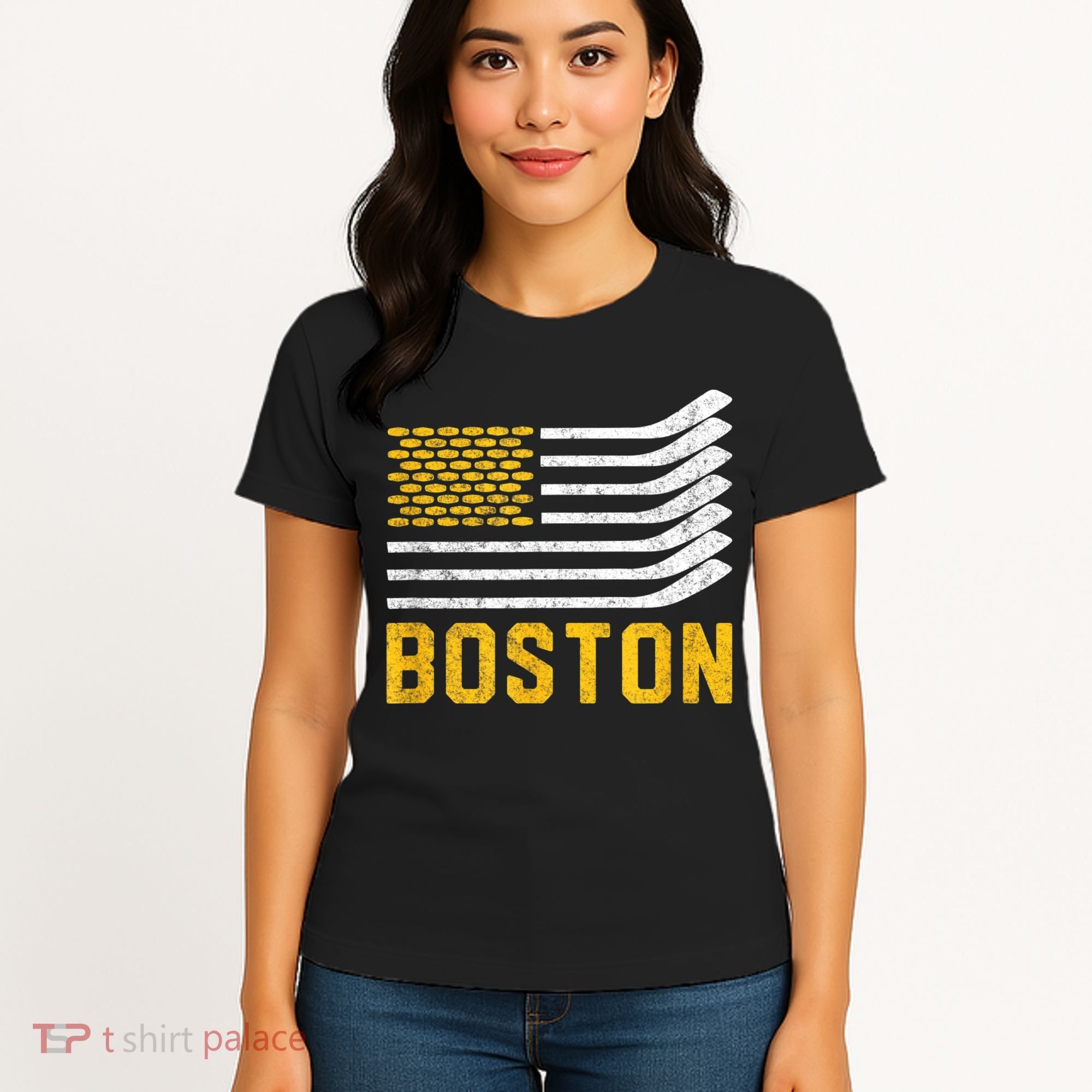 Boston Hockey Is American Women's T-Shirt