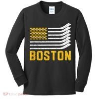 Boston Hockey Is American Kids Long Sleeve Shirt thumb 0
