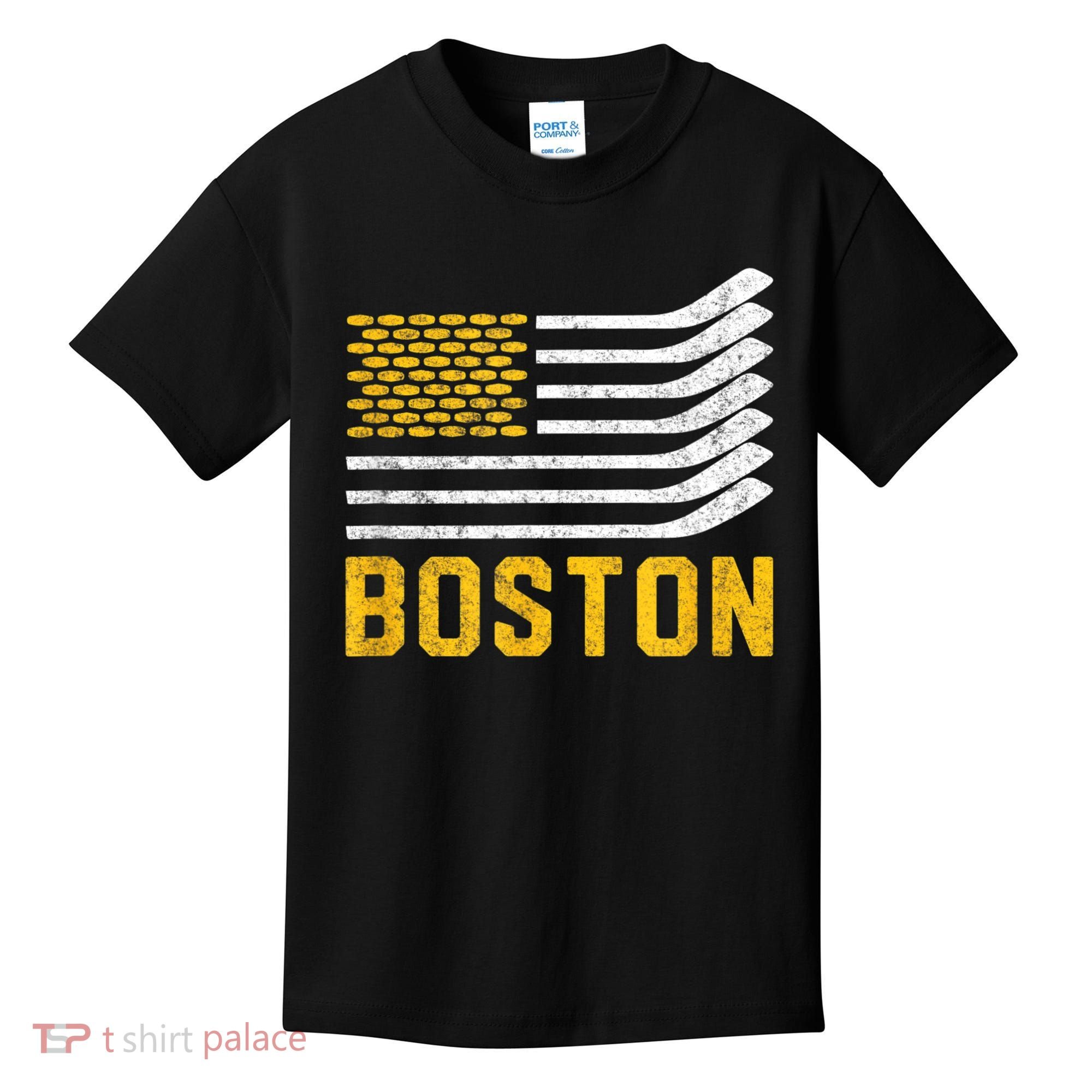 Boston Hockey Is American Kids T-Shirt