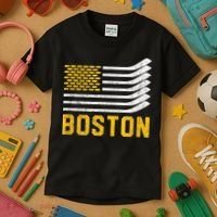 Boston Hockey Is American Kids T-Shirt thumb 3