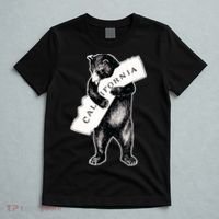 Bear Hug I Love California Artretro Vintage Cali Bear T-Shirt thumb 5
