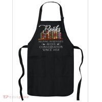 Books helping introverts avoid conversation Apron thumb 0