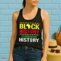 Black History Is American History, Black History Month Women's Tank Top thumb 2