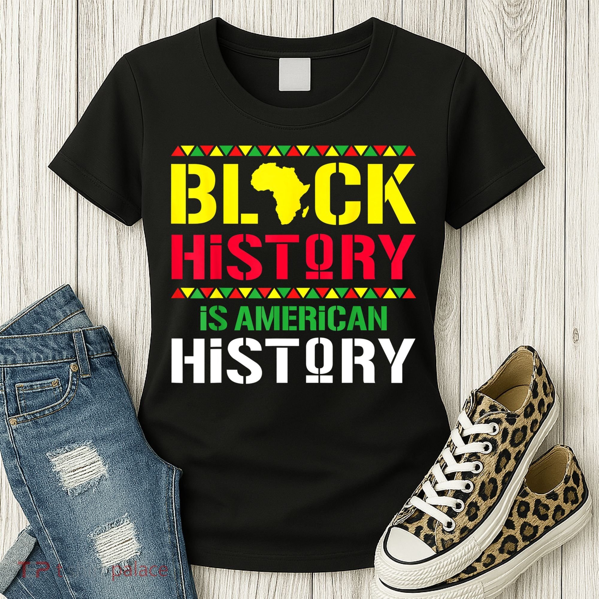 Black History Is American History, Black History Month Women's T-Shirt