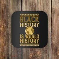 Black History is World History Black History Month Coaster thumb 0