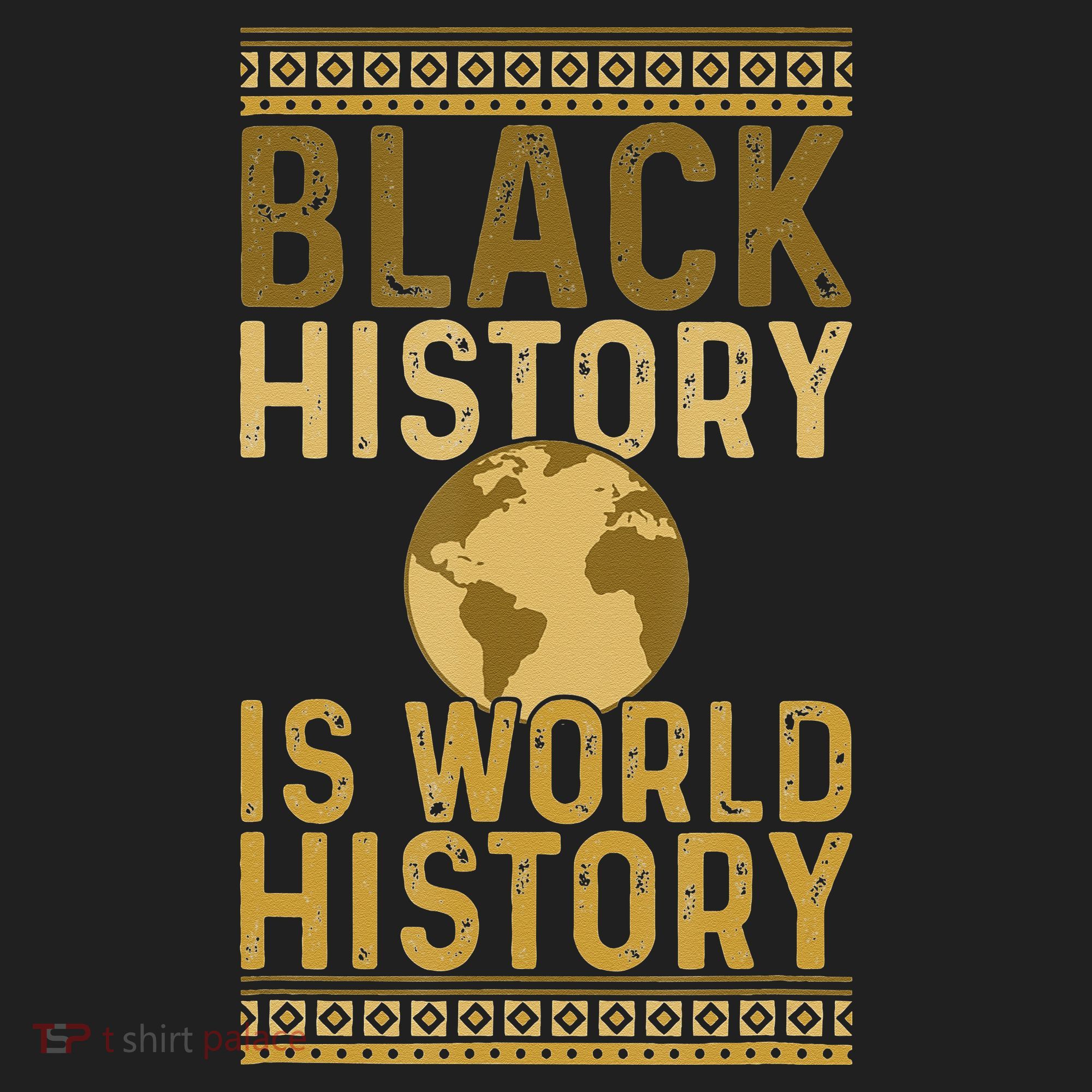 Black History is World History Black History Month Golf Towel