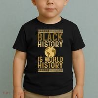 Black History is World History Black History Month Toddler T-Shirt thumb 2