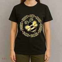 Bee Happy Kind Brave Humble Smart Positive Bumblebee T-Shirt thumb 4