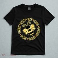 Bee Happy Kind Brave Humble Smart Positive Bumblebee T-Shirt thumb 5