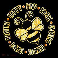 Bee Happy Kind Brave Humble Smart Positive Bumblebee Coffee Mug thumb 5