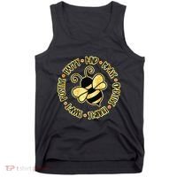 Bee Happy Kind Brave Humble Smart Positive Bumblebee Tank Top thumb 0