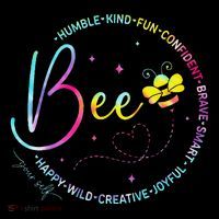 Bee Happy Kind Brave Humble Smart Positive Bumblebee Coffee Mug thumb 5