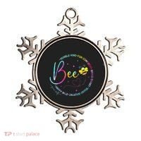 Bee Happy Kind Brave Humble Smart Positive Bumblebee Ornament thumb 0