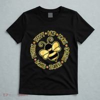 Bee Happy Kind Brave Humble Smart Positive bumblebee T-Shirt thumb 5