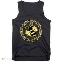 Bee Happy Kind Brave Humble Smart Positive bumblebee Tank Top thumb 0