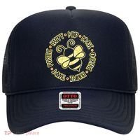 Bee Happy Kind Brave Humble Smart Positive Bumblebee Hat thumb 0