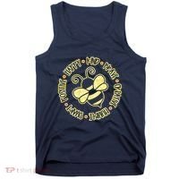 Bee Happy Kind Brave Humble Smart Positive Bumblebee Tank Top thumb 0