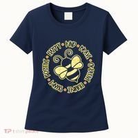 Bee Happy Kind Brave Humble Smart Positive Bumblebee Women's T-Shirt thumb 0