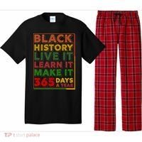 Black History Live Learn Make It 365 Days A Year Pajama Set thumb 0