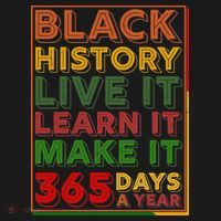 Black History Live Learn Make It 365 Days A Year Polo thumb 3