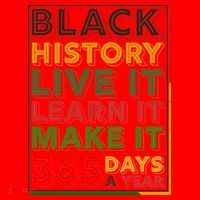 Black History Live Learn Make It 365 Days A Year Santa Hat thumb 1