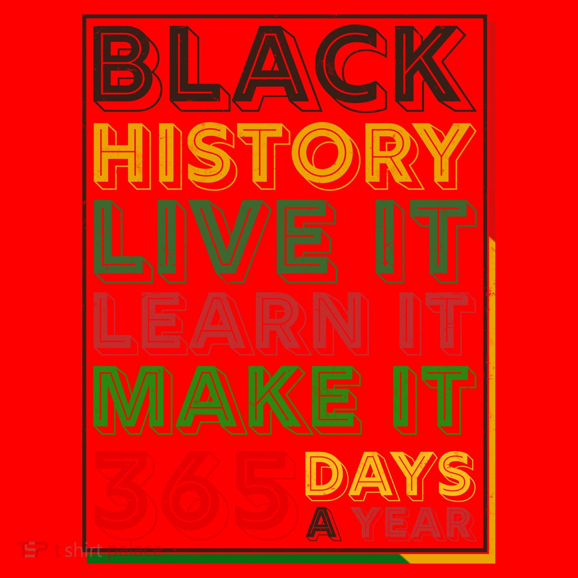 Black History Live Learn Make It 365 Days A Year Santa Hat